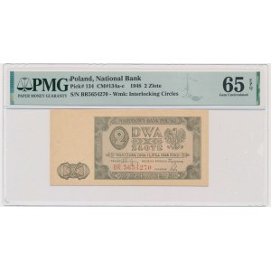 2 złote 1948 - BR - PMG 65 EPQ