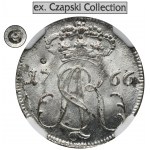 Poniatowski, Trojak Gdańsk 1766 FLS - NGC MS63 - ex. Czapski Collection