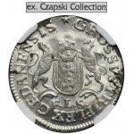 Poniatowski, 3 Groschen Danzig 1766 FLS - NGC MS63 - ex. Czapski Collection