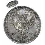 Augustus III of Poland, Vicariate Thaler Dresden 1745 - NGC MS62 - RARE