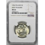 Piłsudski, 5 Zloty 1936 - NGC MS65 - SCHÖN