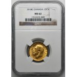 Kanada, Jerzy V, Suweren Ottawa 1918 C - NGC MS62