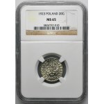 20 pennies 1923 - NGC MS65