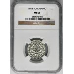 50 Pfennige 1923 - NGC MS65