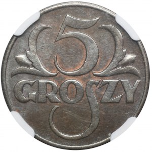 5 pennies 1936 - NGC MS65 BN