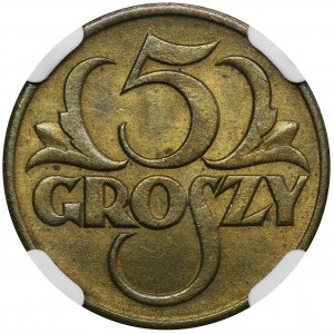 5 pennies 1923 Brass - NGC MS65