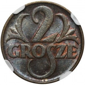 2 pennies 1936 - NGC MS65 BN