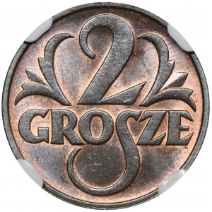 2 grosze 1937 - NGC MS65 RB