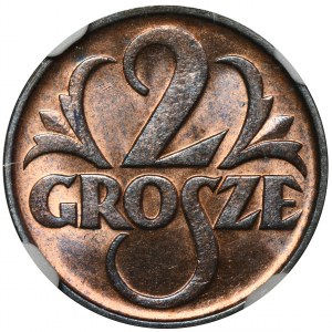 2 grosze 1935 - NGC MS65 RD