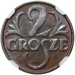 2 grosze 1930 - NGC MS65 BN