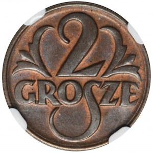 2 grosze 1925 - NGC MS65 BN