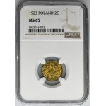 2 pennies 1923 - NGC MS65