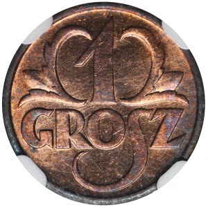 1 penny 1939 - NGC MS65 RB