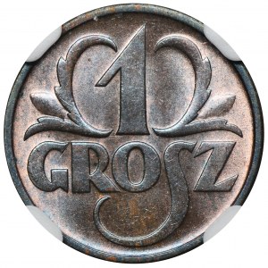 1 Pfennig 1936 - NGC MS65 RB