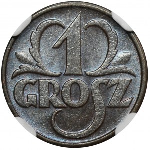 1 grosz 1928 - NGC MS65 BN