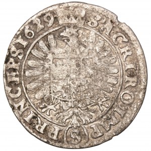 Schlesien, Herzogtum Żagań, Albert von Wallenstein, 3 Krajcary Żagań 1629 - SEHR RAR