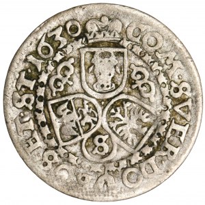 Śląsk, Księstwo żagańskie, Albert von Wallenstein, 3 Krajcary Żagań 1630 - RZADSZY