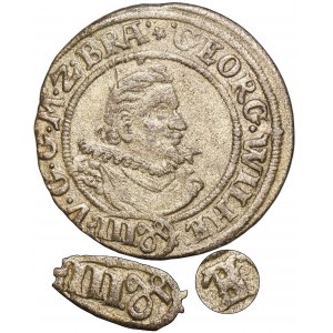 Silesia, George William, 3 Kipper groschen Krosno 1623 - RARE