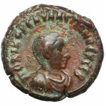 Roman Provincial, Egypt, Alexandria, Saloninus, Bilon Tetradrachm - ex. Awianowicz
