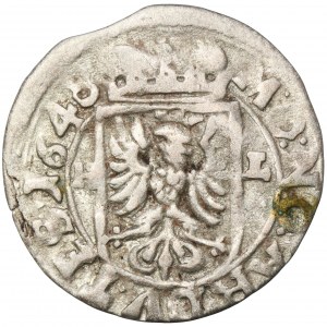 Schlesien, Herzogtum Tschenstochau, Elisabeth Lucretia, 1 Krajcar Tschenstochau 1648 HL