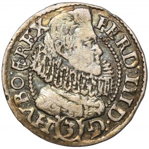 Silesia, Habsburg rule, Ferdinand III, 3 Kreuzer Glatz 1631 HR