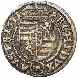 Silesia, Habsburg rule, Ferdinand III, 3 Kreuzer Glatz 1631 HR