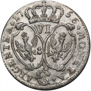 Germany, Kingdom of Prussia, Friedrich II, 6 Groschen Cleve 1756 C