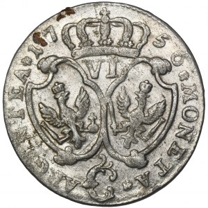 Niemcy, Królestwo Prus, Fryderyk II, Szóstak Kleve 1756 C