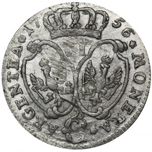 Niemcy, Królestwo Prus, Fryderyk II, Szóstak Kleve 1756 C