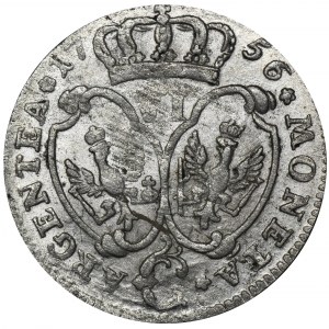 Germany, Kingdom of Prussia, Friedrich II, 6 Groschen Cleve 1756 C