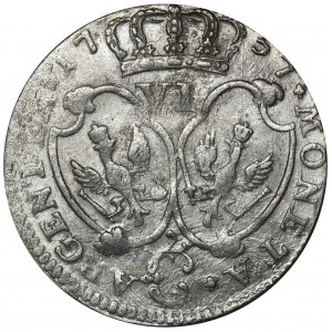 Deutschland, Königreich Preußen, Friedrich II., Sechster von Kleve 1757 C