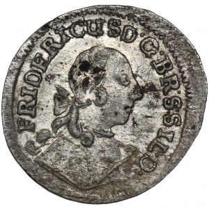 Silesia, Prussian rule, Friedrich II, 2 Groeschel Breslau 1748 AE