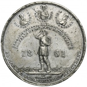 Rosja, Aleksander II, Medal zniesienie pańszczyzny 1861