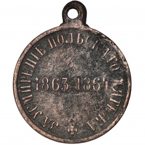 Russland, Alexander II., Medaille für die Niederschlagung des polnischen Aufstandes