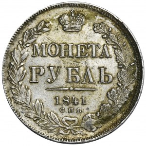 Russland, Nikolaus I., Rubel St. Petersburg 1841 СПБ НГ