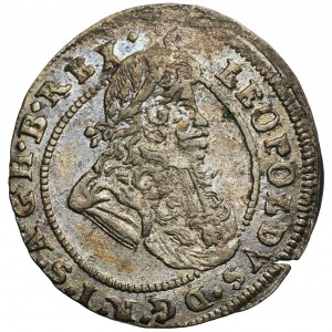 Silesia, Habsburg rule, Leopold I, 1 Kreuzer Oppeln 1699 FN