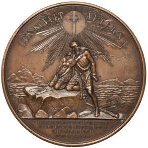 Rosja, Aleksander II, Medal dla uczczenia 700-lecia chrześcijaństwa w Finlandii 1857 - RZADSZY