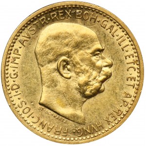 Austria, Franz Josef I, 10 Corona Wien 1910