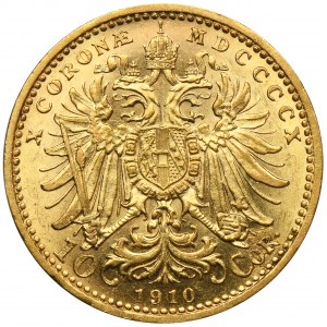 Austria, Franz Josef I, 10 Corona Wien 1910