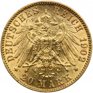 Niemcy, Królestwo Prus, Wilhelm II, 20 Marek Berlin 1902 A