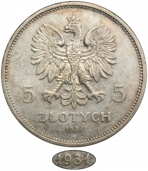 Nike, 5 złotych Warszawa 1931 - RZADKIE