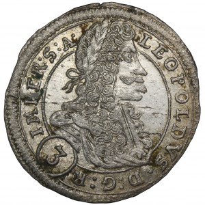 Austria, Leopold I, 3 Krajcary Praga 1700 GE
