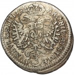 Schlesien, Habsburgische Herrschaft, Karl VI, 3 Krajcars Wrocław 1725 - ROTHERS
