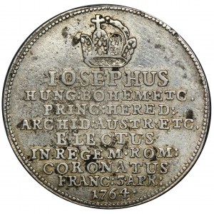 Austria, Maria Teresa, Żeton koronacyjny 1764