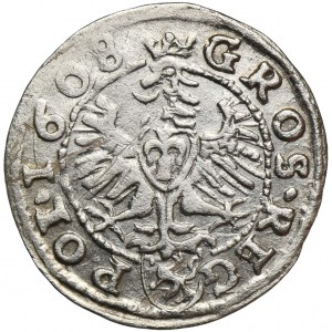 Sigismund III Vasa, Groschen Krakau 1608 - RARE