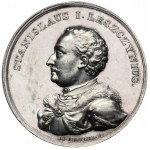 Medaille aus der Königlichen Suite, Stanislaw Leszczynski - SEHR Selten, SILBER, Reichel
