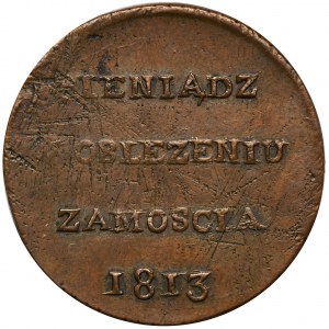 Belagerung von Zamość, 6 groszy 1813 - SEHR RAR