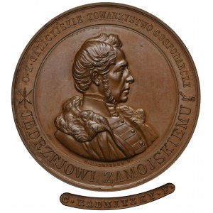 Medal wybity dla upamiętnienia Jędrzeja Zamojskiego 1850 - Radnitzki - PIĘKNY