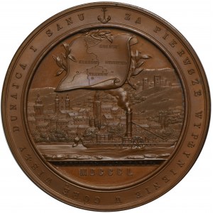 Medal wybity dla upamiętnienia Jędrzeja Zamojskiego 1850 - Radnitzki - PIĘKNY