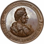 Medal wybity dla upamiętnienia Jędrzeja Zamojskiego 1850 - Radnitzki - PIĘKNY